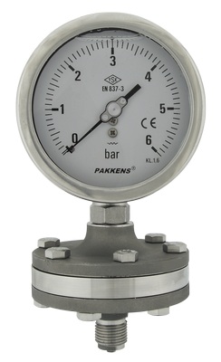 Ø 160 mm DİYAFRAM MANOMETRELER