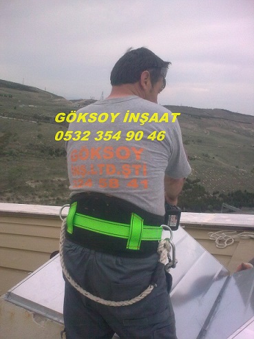 ESMATİK MONTAJINDA EMNİYET KEMERİ KULLANIR