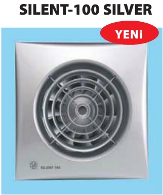 SILENT-100 SILVER GÜMÜŞ GÖRÜNÜMLÜ FAN