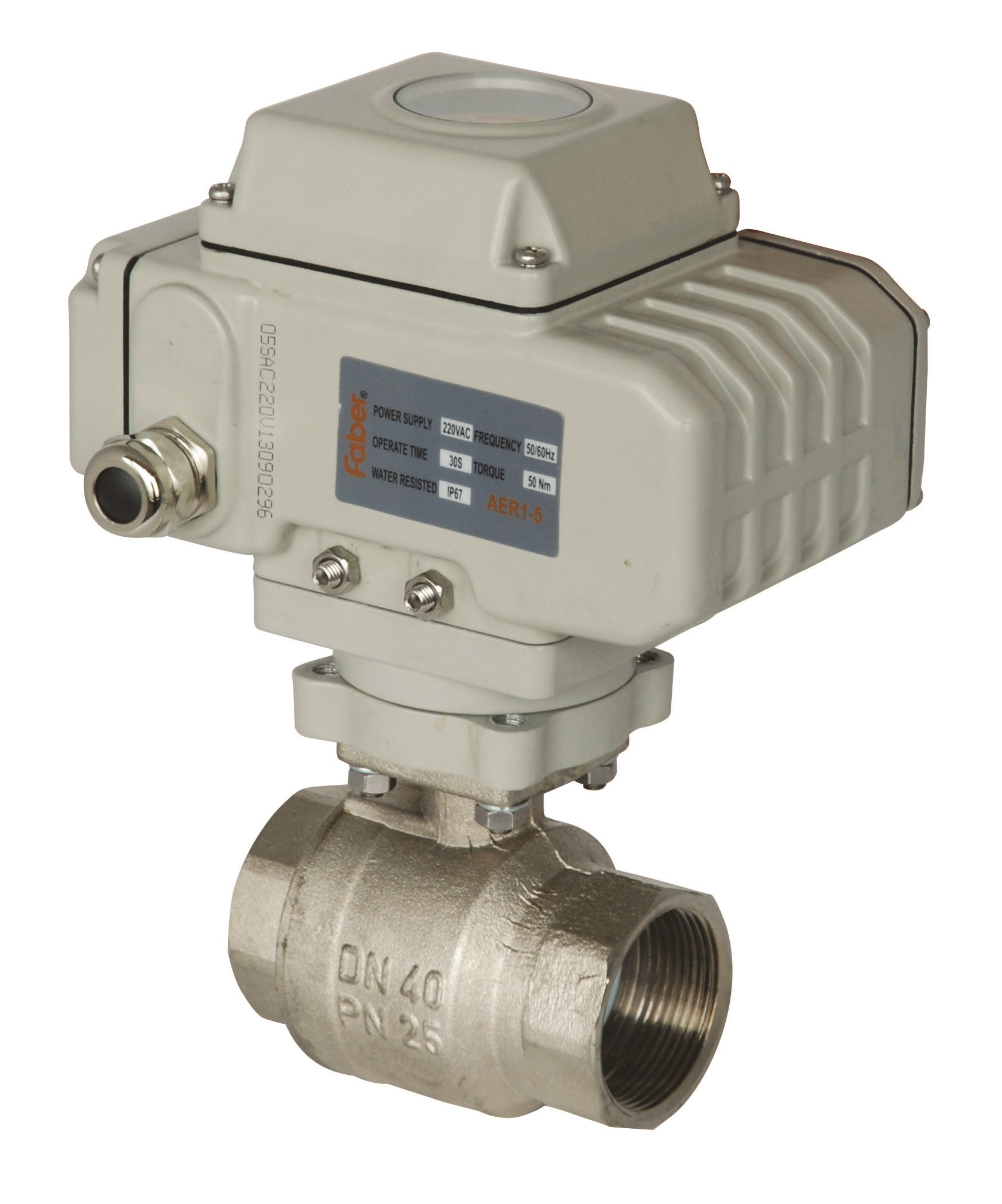 FBR FABER DİŞLİ KÜRESEL ELEKTRİKLİ AKTÜATÖR