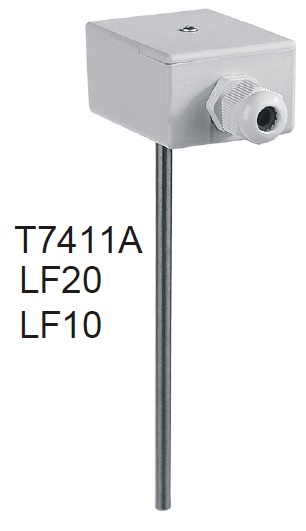 LF20  kanal tipi sıcaklık sensörü