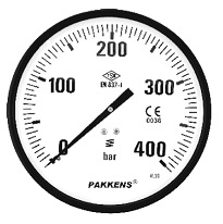 PAKKENS Q250 mm ARKA ÇIKIŞLI HASSAS BASINÇ ÖLÇERLER