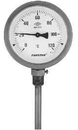 PAKKENS Q100 Bİ-METAL ALT ÇIKIŞLI KOMPLE PASLANMAZ SICAKLIK ÖLÇERLER