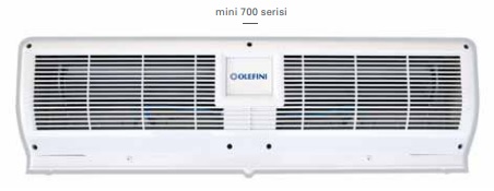 OLEFINI Mini Tip Elektrikli Isıtıcılı Mini 700 Hava Perdesi