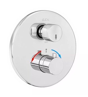 ECA TERMOSTATİK ANKASTRE BANYO DUŞ BATARYASI GRUBU