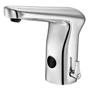 FOTOSELLİ LAVABO MUSLUĞU &Ccedil;İFT GİRİŞLİ - PİLLİ 017