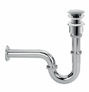 TAŞMASIZ BAS BIRAK LAVABO SİFONU 075
