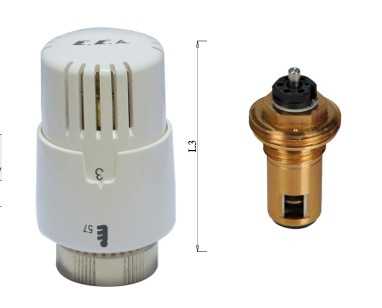 ECA TRV4 TERMOSTATİK KOMPAKT RADYAT&Ouml;R VALFİ 814